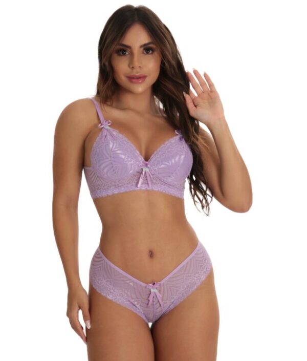 Conjunto Paixão com Mel – Romance em Renda
