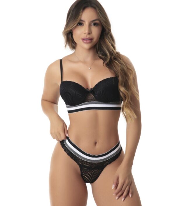 🔥 Conjunto Sexy com Elástico Tricolor – Grizelda - Imagem 2