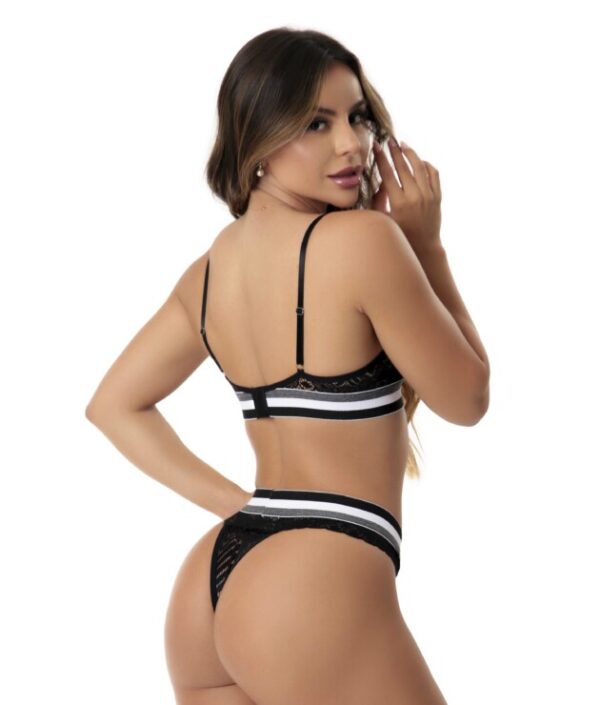 🔥 Conjunto Sexy com Elástico Tricolor – Grizelda - Imagem 3