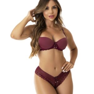 💕 Conjunto de Bojo com Calesson – Rosa | Conforto & Sensualidade