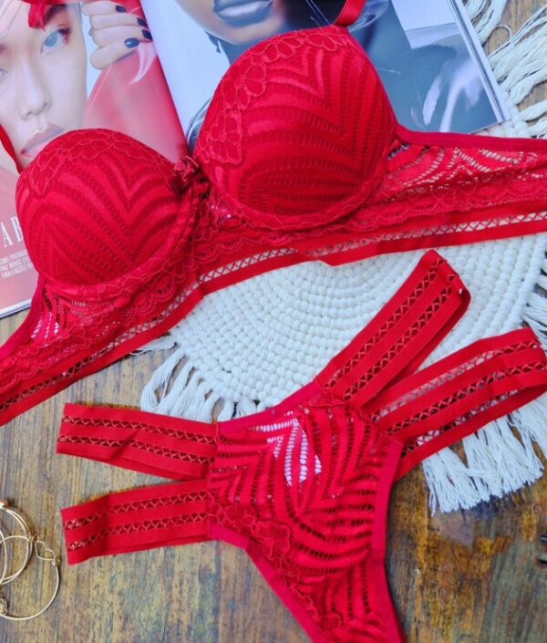 ✨ Conjunto Sexy com Elástico Desenhado – Samara - Imagem 10