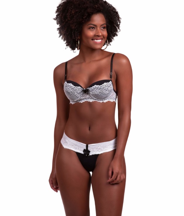 Conjunto Romena – Renda Bicolor Exclusiva - Imagem 4