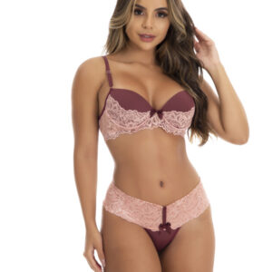 Conjunto Romena – Renda Bicolor Exclusiva