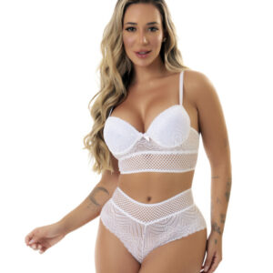 Conjunto Cissa – Sensual de Bojo com Elástico Bordado